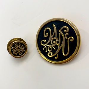 Vintage Weight Watchers Pin Set, 10-Pound Weight Loss Award